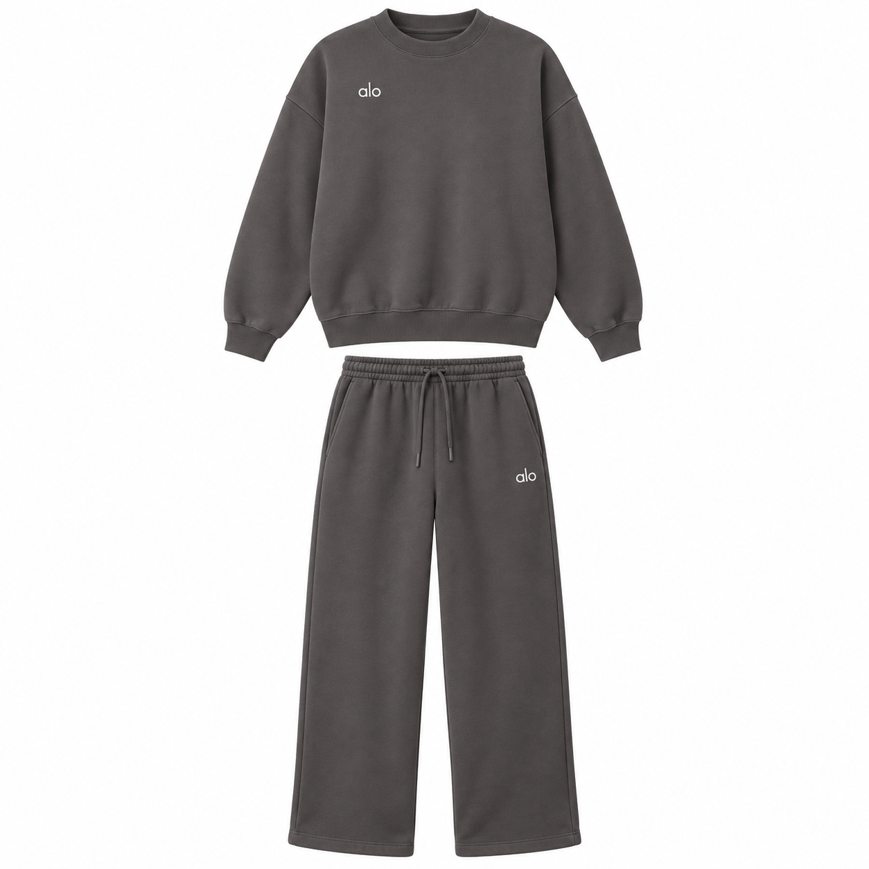 Sweat Set — Washed Charcoal