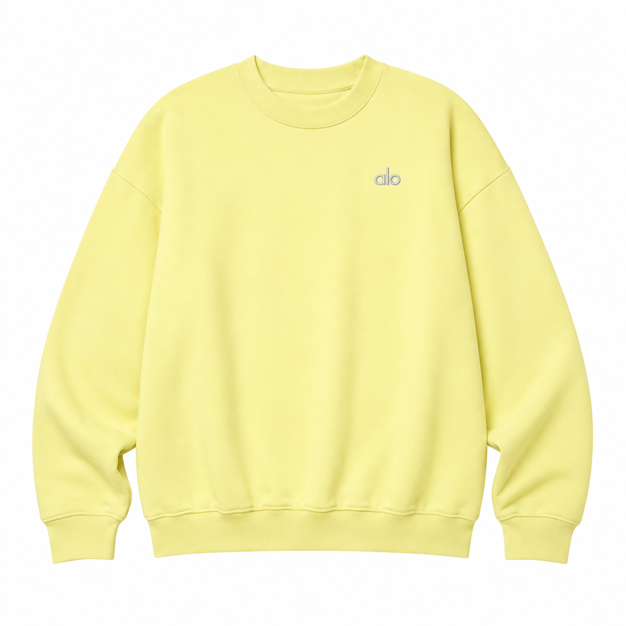 Crewneck Top — Butter Yellow